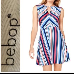 BeBop Keyhole skater Mini Dress NWOT 90s fashion